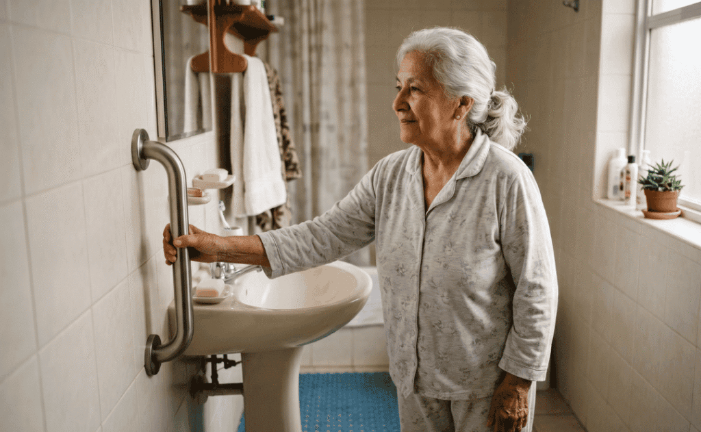 baño adaptado para adulto mayor